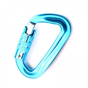 Móc ngoài trời leo núi cắm trại khóa chính carabiner đai ốc đa chức năng leo núi móc khóa leo núi khóa ngoài trời giảm tốc độ thiết bị khóa an toàn thăm dò lỗ loại d vít chính khóa hợp kim nhôm hàng không