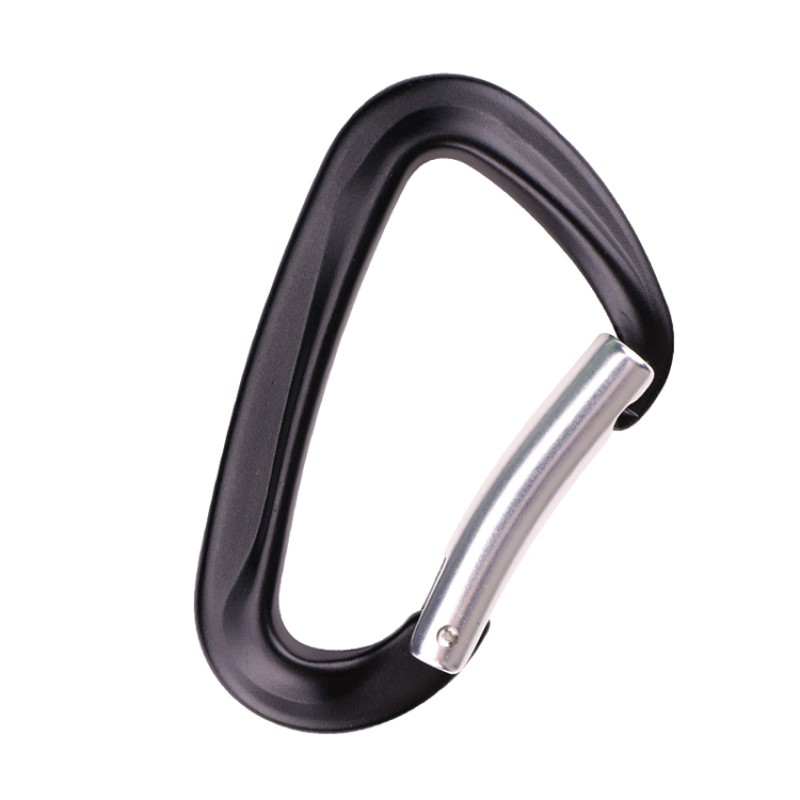 Trại leo núi ngoài trời khóa chính khóa carabiner đa chức năng leo núi móc khóa leo núi ngoài trời nhanh chóng bắt nhanh rơi thiết bị an toàn khóa thăm dò lỗ hình chữ d khóa dây khóa chính hợp kim nhôm hàng không