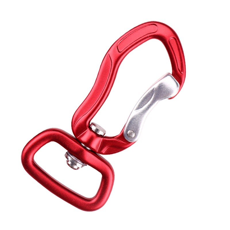 Móc treo ngoài trời cắm trại khóa chính Thép không gỉ lò xo que carabiner đa chức năng carabiner ngoài trời nhanh chóng bắt nhanh thiết bị khóa an toàn với móc động vật clip chó clip hợp kim nhôm hàng không