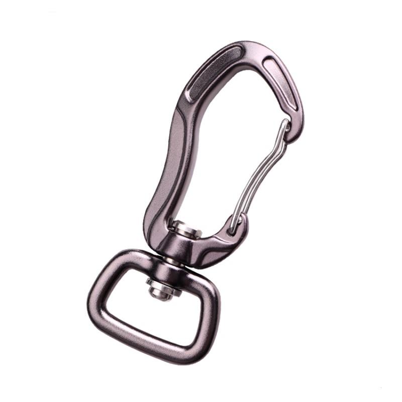 Móc treo ngoài trời cắm trại khóa chính Thép không gỉ lò xo que carabiner đa chức năng carabiner ngoài trời nhanh chóng bắt nhanh thiết bị khóa an toàn với móc động vật clip chó clip hợp kim nhôm hàng không