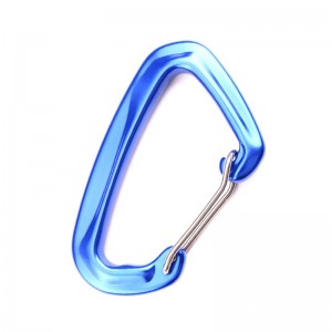 Móc treo ngoài trời leo núi khóa chính carabiner đa chức năng carabiner carabiner ngoài trời nhanh chóng bắt nhanh rơi thiết bị khóa an toàn lỗ thăm dò hình chữ d dây thép khóa khóa hợp kim nhôm hàng không