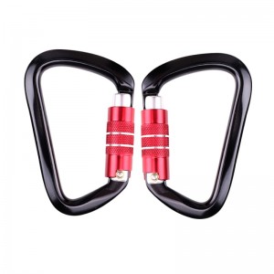 Móc khóa ngoài trời leo núi cắm trại khóa chính carabiner đa chức năng hạt carabiner ngoài trời nhanh chóng bắt nhanh rơi thiết bị khóa an toàn lỗ thăm dò khóa d loại khóa dây khóa chính hợp kim nhôm hàng không