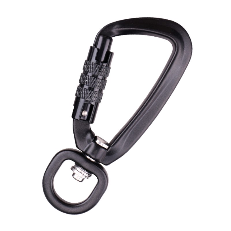 Móc khóa ngoài trời leo núi cắm trại khóa chính Hai khóa carabiner đa chức năng nut carabiner ngoài trời nhanh chóng bắt nhanh rơi thiết bị an toàn khóa thăm dò lỗ khóa d loại khóa khóa chính hợp kim nhôm hàng không