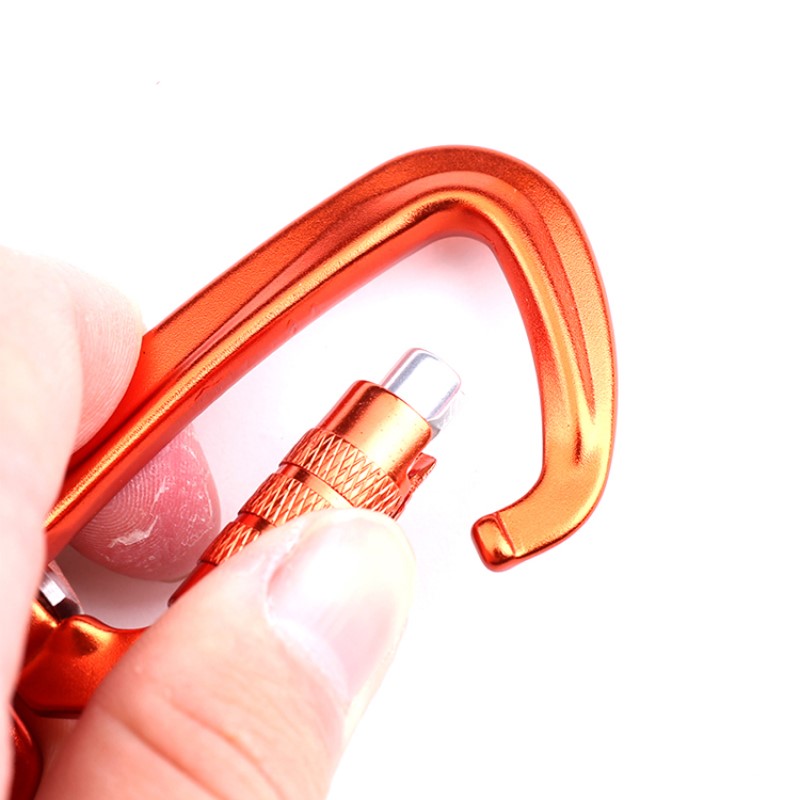 Móc khóa ngoài trời leo núi cắm trại khóa chính Hai khóa carabiner đa chức năng nut carabiner ngoài trời nhanh chóng bắt nhanh rơi thiết bị an toàn khóa thăm dò lỗ khóa d loại khóa khóa chính hợp kim nhôm hàng không